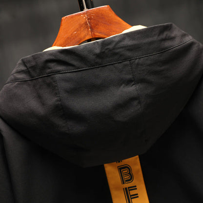 Veste imperméable à capuche imperméable pour homme