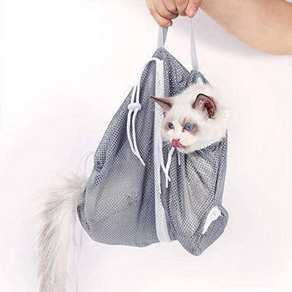 Sac de Bain de Toilettage Multifonctionnel pour Chat