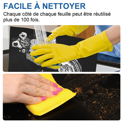 Hirundo 2Pcs Tapis de Cuisson De Gril Résistant à la Chaleur