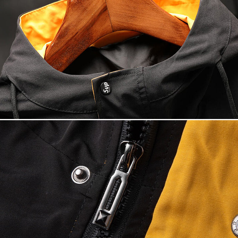 Veste imperméable à capuche imperméable pour homme