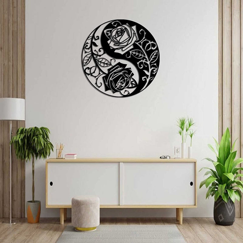 ✨Décoration Murale en Métal Arbre de Vie et 3 Oiseaux à Suspendre