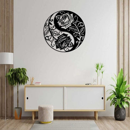 ✨Décoration Murale en Métal Arbre de Vie et 3 Oiseaux à Suspendre