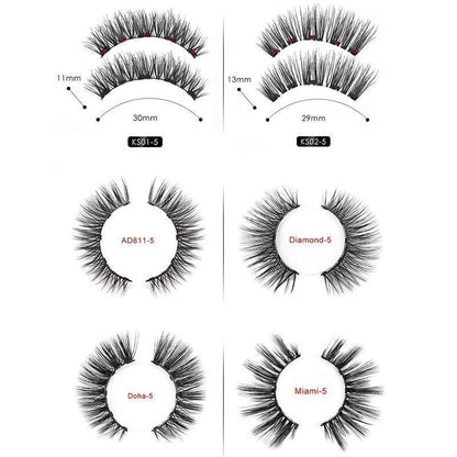 Eye-Liner et Faux Cils Magnétiques Imperméables