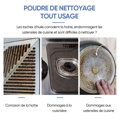 Poudre de nettoyage polyvalent pour la cuisine