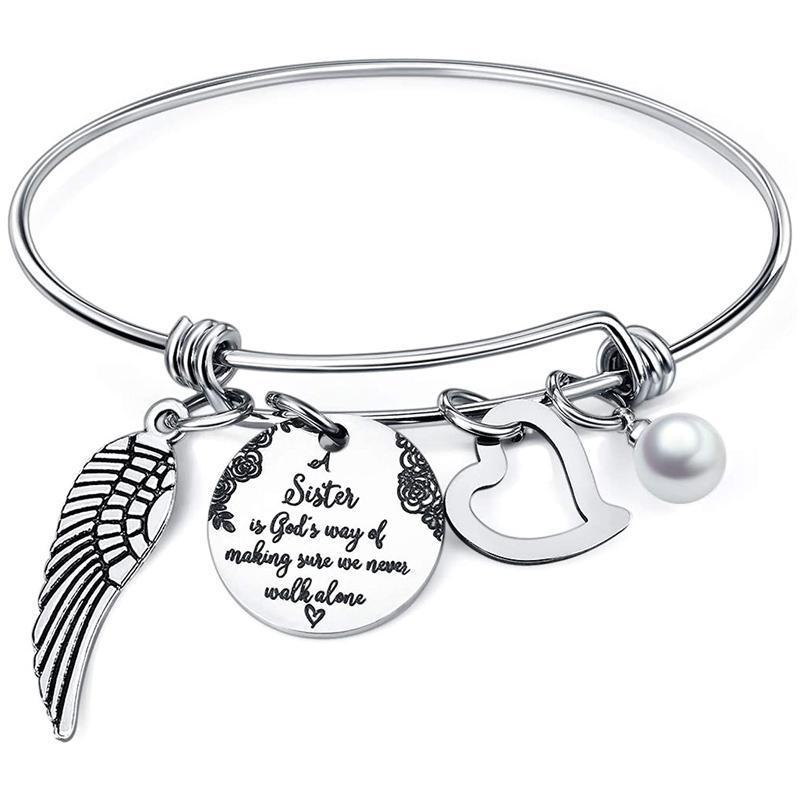 Ne marchez jamais seul - Bracelet Sœurs