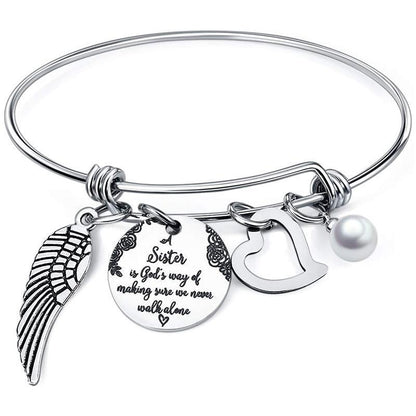 Ne marchez jamais seul - Bracelet Sœurs