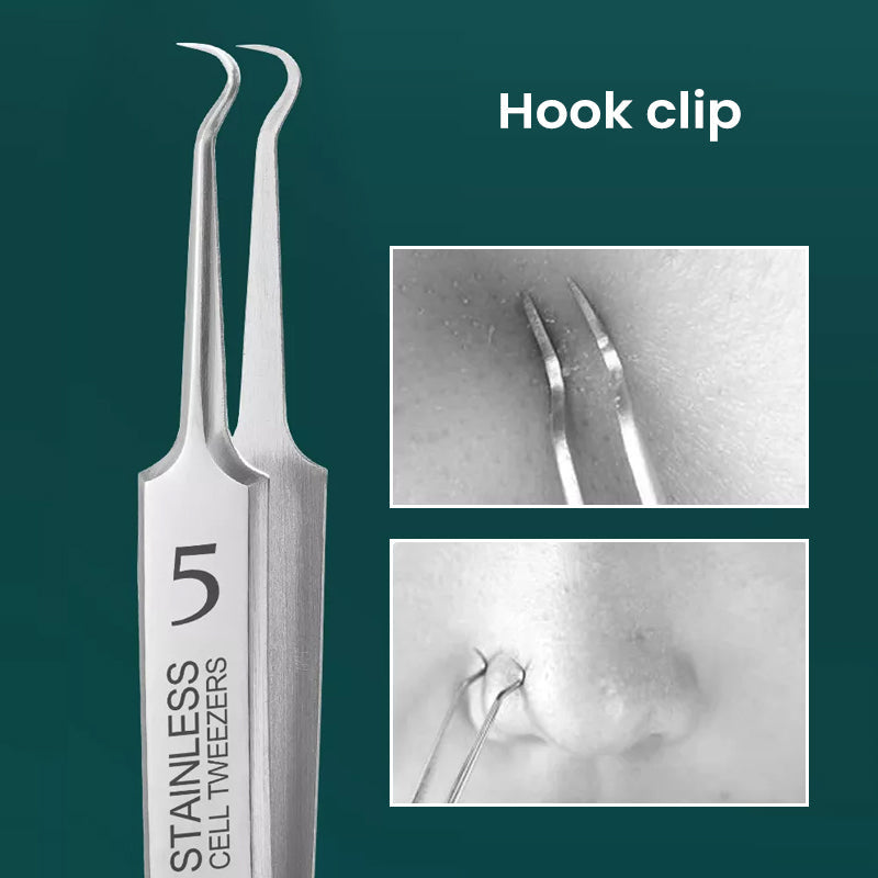 Pince à Epiler Ultra-fine pour Comédons de Nez
