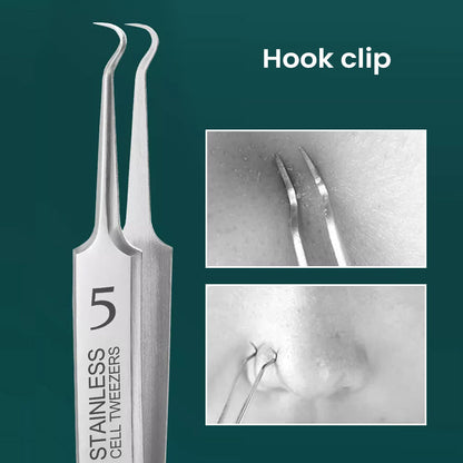 Pince à Epiler Ultra-fine pour Comédons de Nez