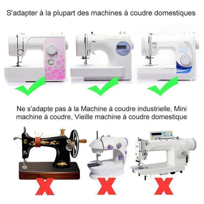 32 Pièces de Pieds Presseur Pour Machine a Coudre en Kit