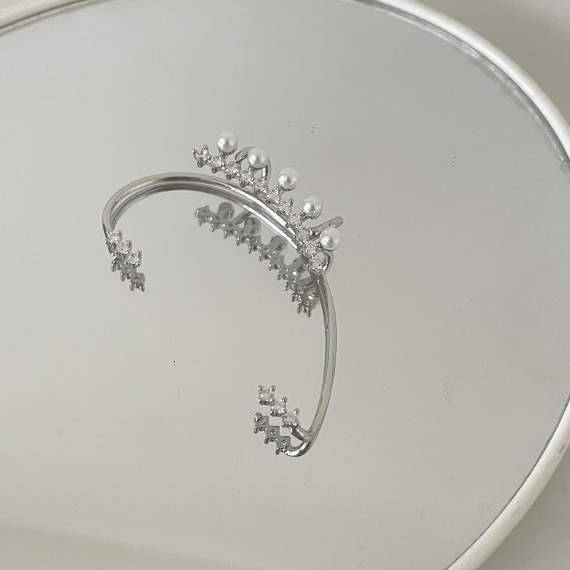 Boucles d'oreilles délicates en perles de zircon