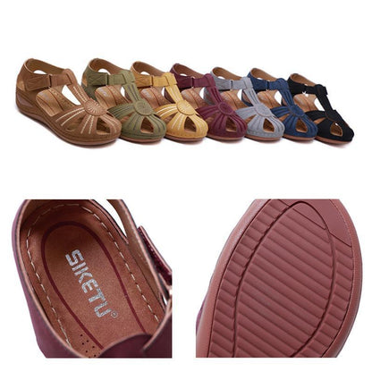 Sandales Respirables Et Légers Avec Velcro Pour Femmes