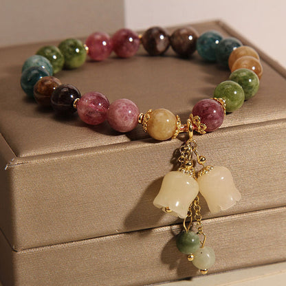 Bracelet tourmaline de couleur naturelle