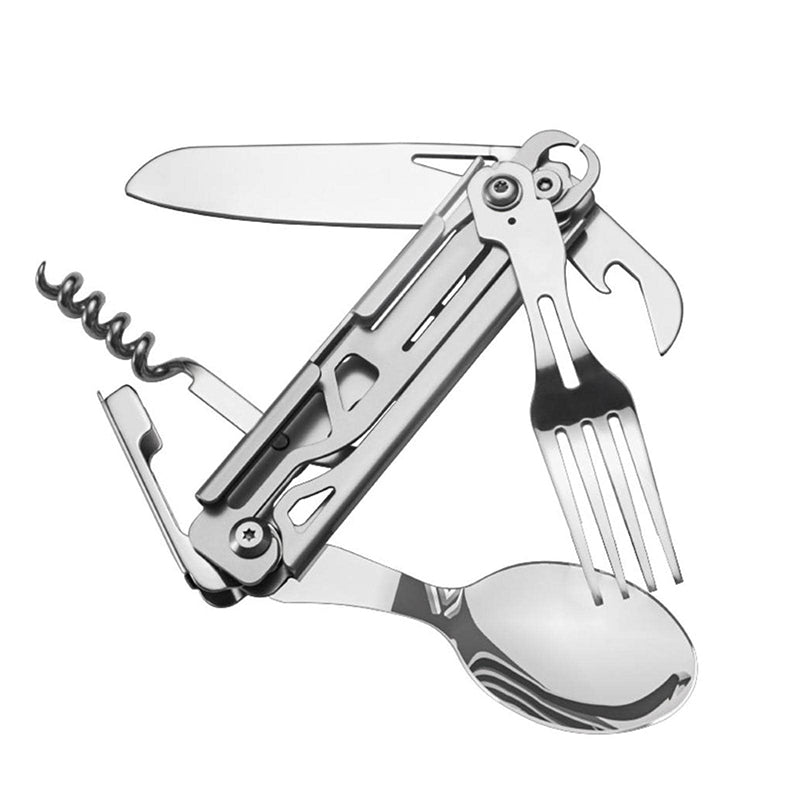 Set d'ustensiles multifonctionnels de camping 5 en 1
