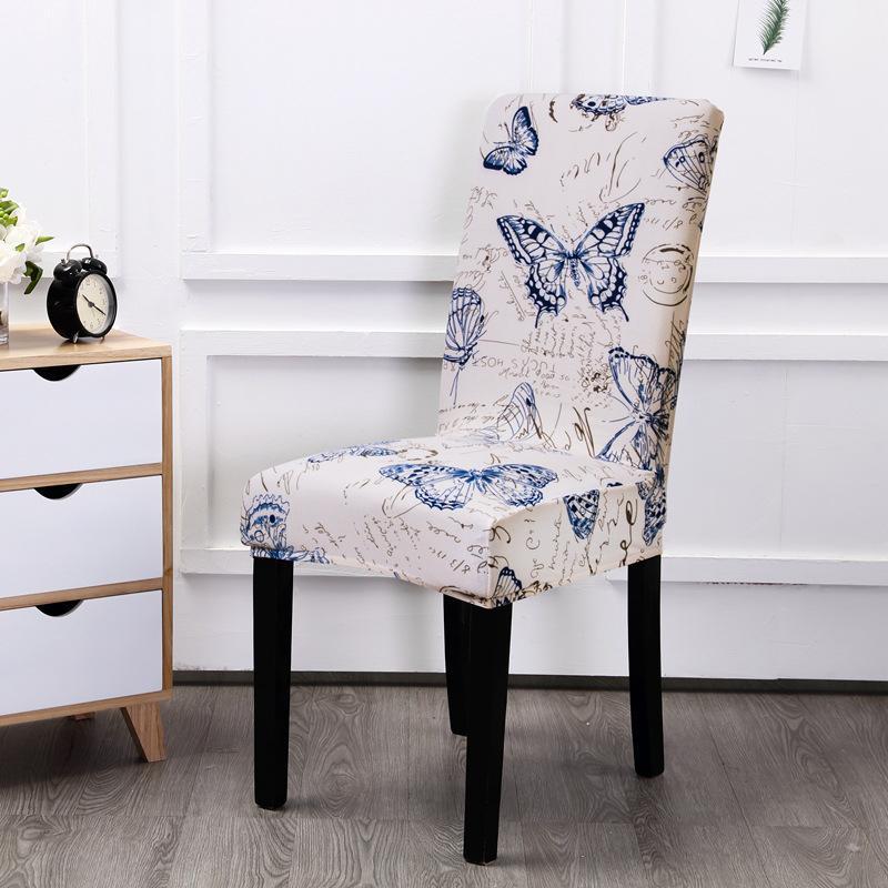 Housse de chaise multicolore en spandex
