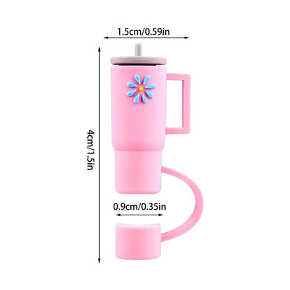 🥤Bouchon de paille en silicone