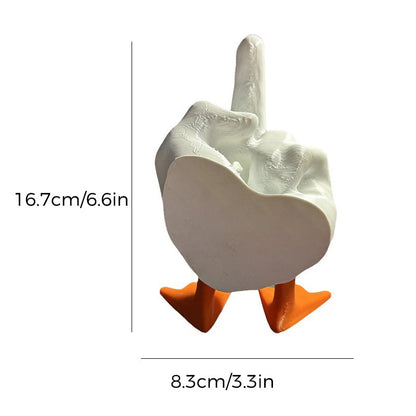🦆Ornement de canard en forme de majeur🦆