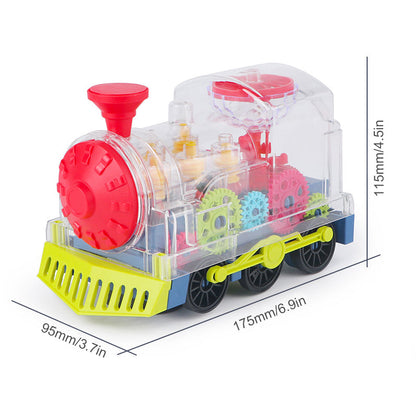 Train d'engrenages Transparent Électrique