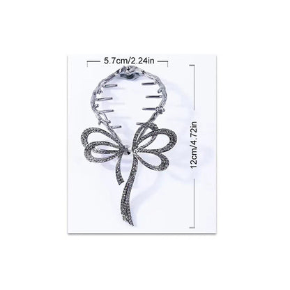 🎅Épingle à cheveux Bow Light Luxury Premium Feeling🎀