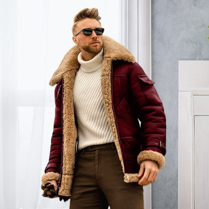 Veste mi-longue épaisse homme