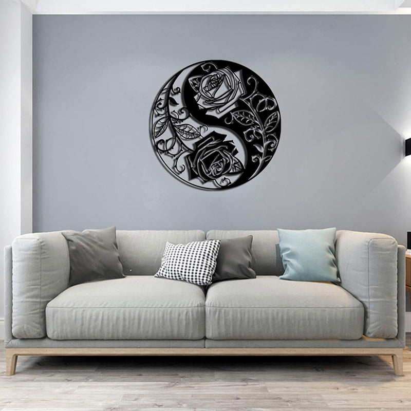 ✨Décoration Murale en Métal Arbre de Vie et 3 Oiseaux à Suspendre