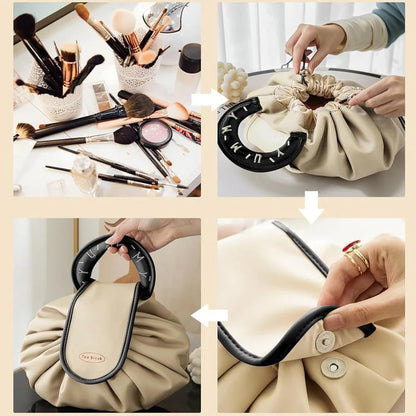 Sac à main avec cordon de serrage pour le maquillage