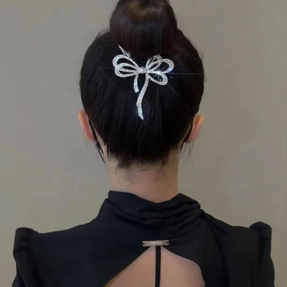 🎅Épingle à cheveux Bow Light Luxury Premium Feeling🎀