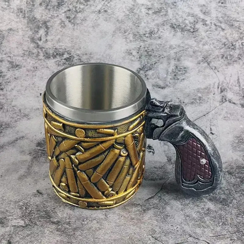 Tasse à bière créative en acier inoxydable
