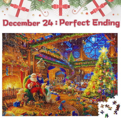 Calendrier de l'Avent 2023 Puzzles de Noël