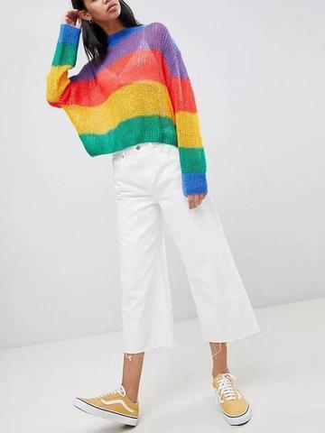 Pull à manches longues Rainbow