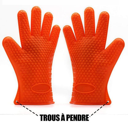 Gants En Silicone Avec Résistance À La Chaleur