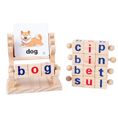 Blocs de lecture en bois