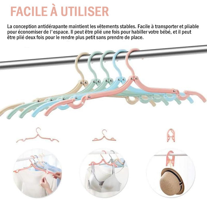 ⚡Cintre de voyage portable rétractable
