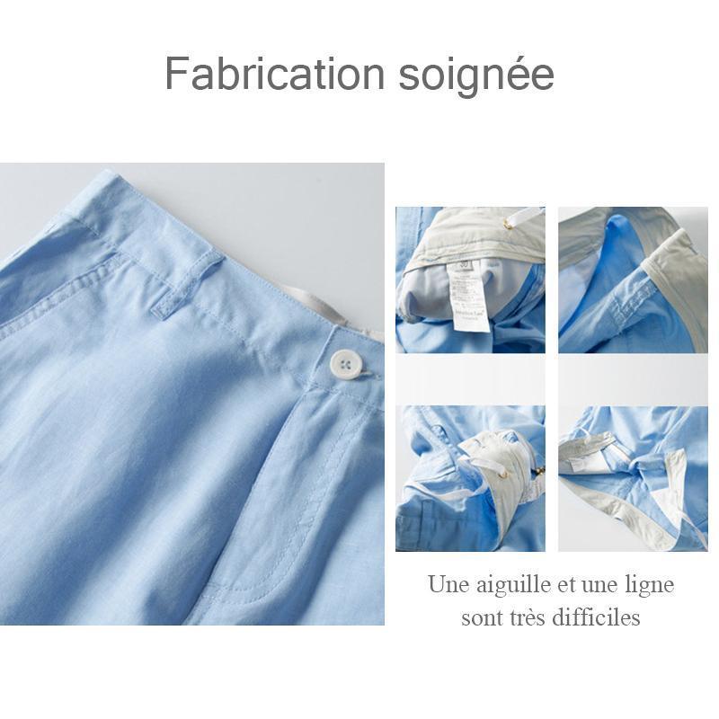 Short en Lin pour Hommes