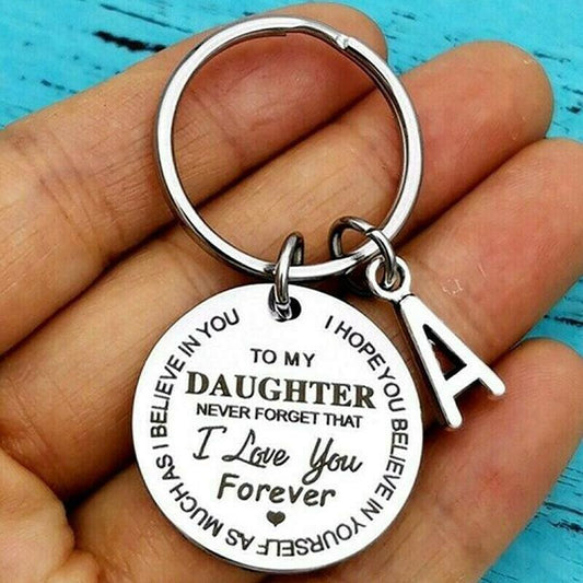 🐧Porte-clés à mon fils/fille Je t'aime pour toujours💕