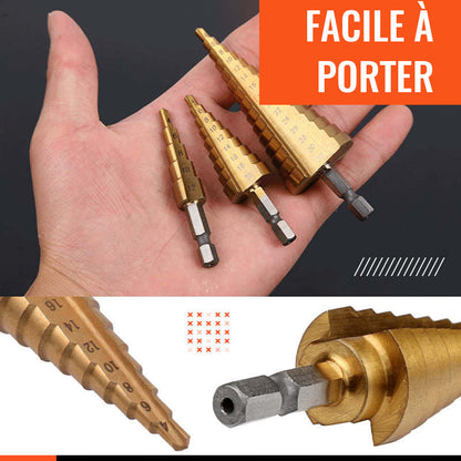 Ensemble de Dents de Scie de Pagode d'Alésage à Grande Vitesse (6 pièces)