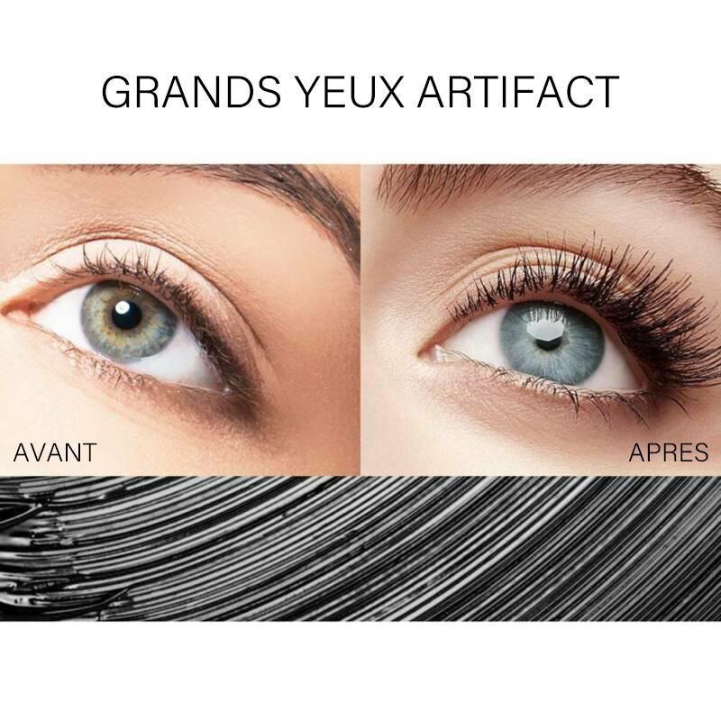 Mascara d'allongement épais en fibre de soie imperméable 4D