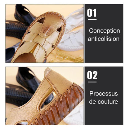 Sandales en cuir faites main