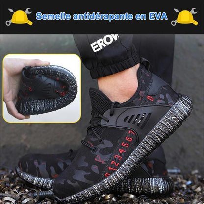Chaussures de Sécurité Respirantes Camouflées