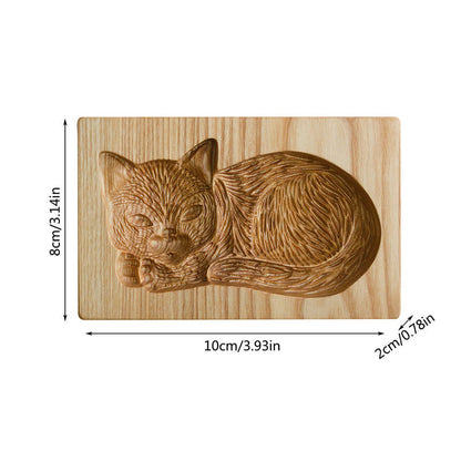 Coupe-biscuits à motifs en bois