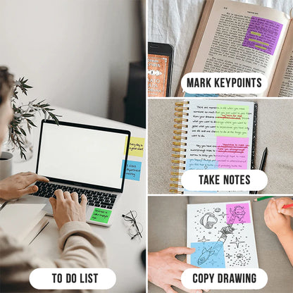 Notes autocollantes transparentes Multibey