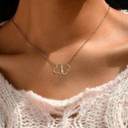 Collier Boucle Coeur Saint Valentin