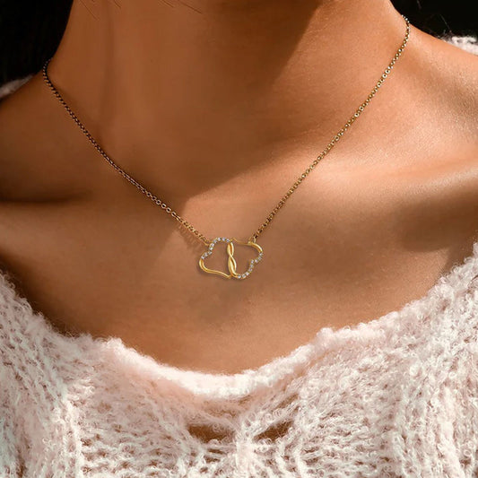 Collier Boucle Coeur Saint Valentin