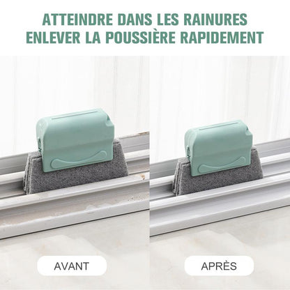 😍Brosse de Nettoyage Magique pour Rainures de Fenêtre et de Porte