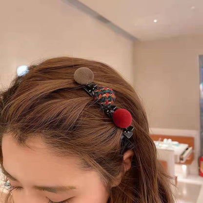 Pince à Tête de Bec de Canard en Boule de Cheveux