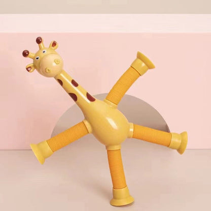 😍Jouet girafe télescopique avec ventouse