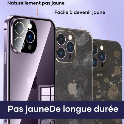 Coque iPhone avec boucle double face