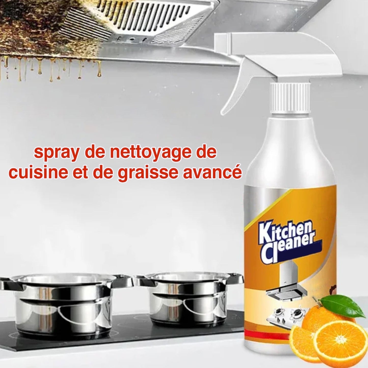 Nettoyant mousse de cuisine