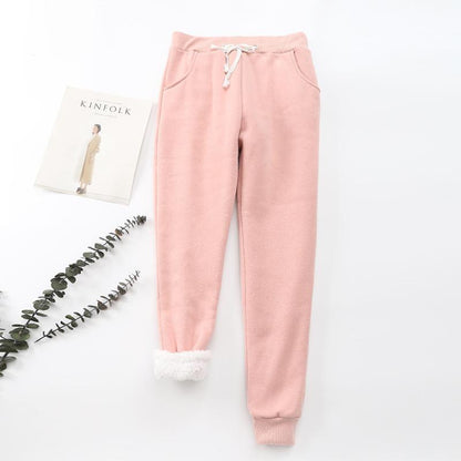 Pantalon de Survêtement Chaud en Cachemire D'hiver