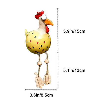 Jouet Drôle de Poulet Décor pour Jardin