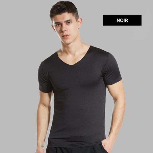 T-shirt À Séchage Rapide en Soie de Glace